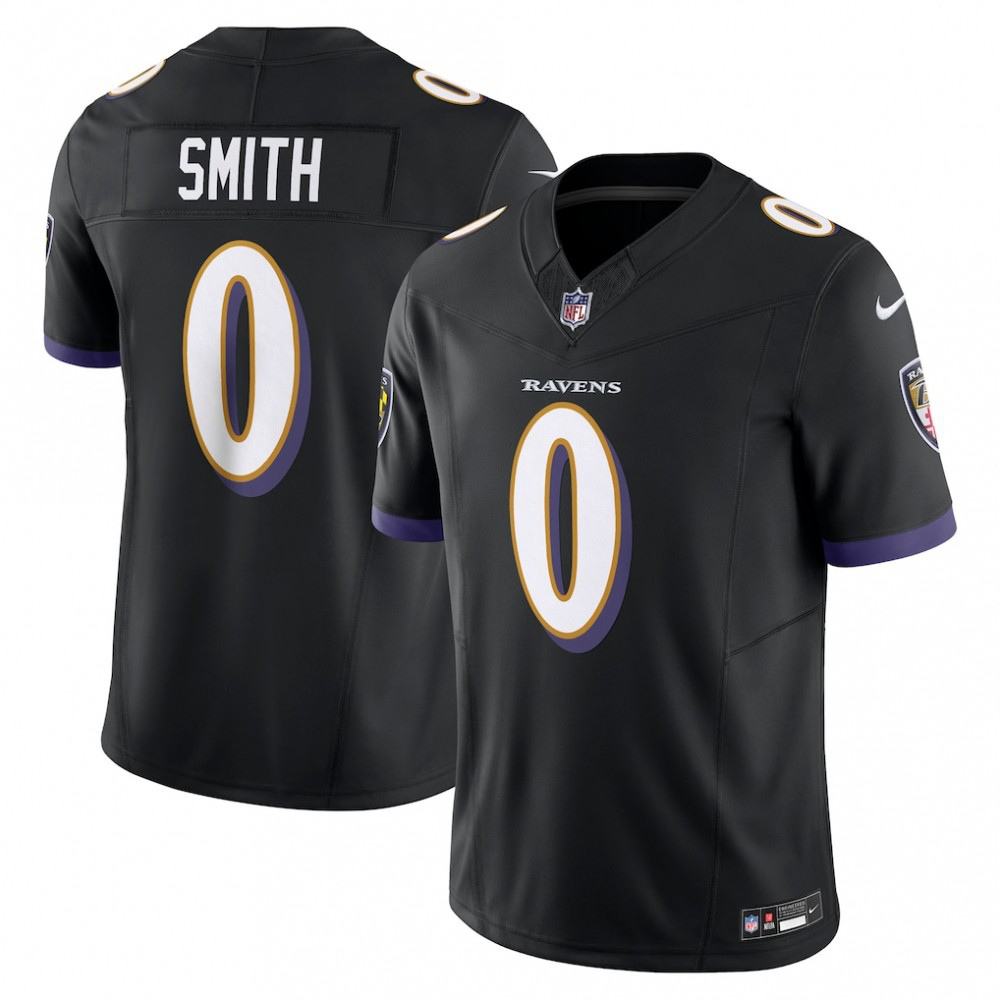 Roquan Smith Baltimore Ravens Nike Alternate Vapor F.U.S.E. Limited Jersey - Black-GridironStore